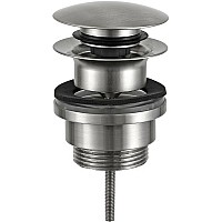 Донный клапан Remer SS905CCR114 click-clack Нержавеющая сталь