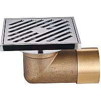 Душевой трап Raglo 100x100 R606.10 с решеткой Хром