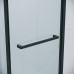 Душевой уголок Grossman Style 110х70 профиль Черный матовый стекло прозрачное