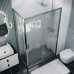 Душевой уголок Grossman Style 110х70 профиль Хром стекло шиншилла