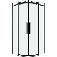 Душевой уголок Grossman Classic 100х100 301.K33.04.1010.21.00 профиль Черный матовый стекло прозрачное