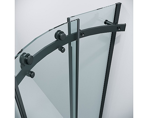 Душевой уголок Grossman Classic 100х100 301.K33.04.1010.21.00 профиль Черный матовый стекло прозрачное