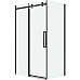 Душевая стенка Grossman Classic 80 200.K33.04.80.42.00 профиль Графит сатин стекло прозрачное