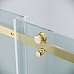 Душевая дверь Grossman Classic 100 100.K33.04.100.32.00 профиль Золото сатин стекло прозрачное