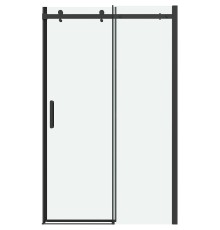 Душевая дверь Grossman Classic 120 100.K33.04.120.21.00 профиль Черный матовый стекло прозрачное
