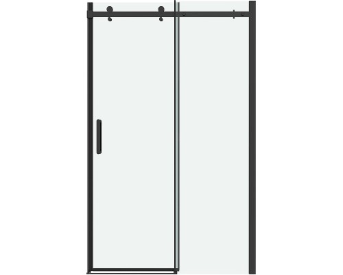 Душевая дверь Grossman Classic 130 100.K33.04.130.21.00 профиль Черный матовый стекло прозрачное