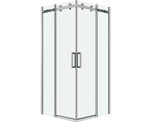Душевой уголок Grossman Classic 100х100 300.K33.04.1010.10.00 профиль Хром стекло прозрачное