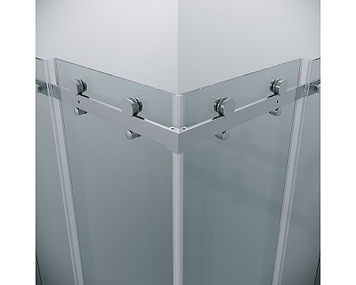Душевой уголок Grossman Classic 100х100 300.K33.04.1010.10.00 профиль Хром стекло прозрачное