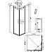 Душевой уголок Grossman Classic 100х100 300.K33.04.1010.10.00 профиль Хром стекло прозрачное
