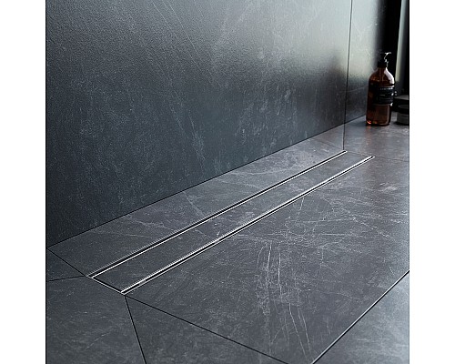 Душевой лоток AM.PM PrimeFlow 70 W02SC-U11-070-04SB с решеткой Хром матовый / под плитку Tile