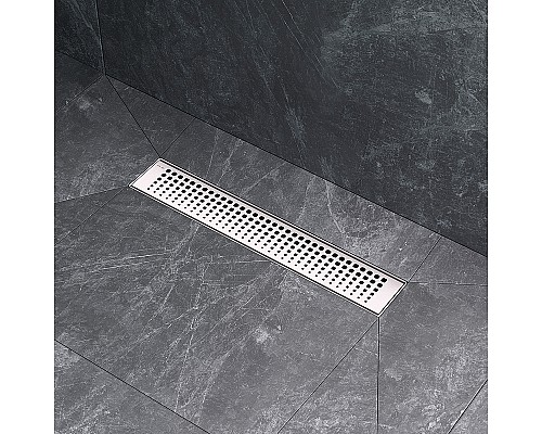 Душевой лоток AM.PM MasterFlow 40 W01SC-P11-040-01SB с решеткой Хром матовый Cut Gradient