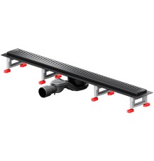 Душевой лоток AM.PM MasterFlow 80 W01SC-P11-080-01BM с Черной матовой решеткой Cut Gradient