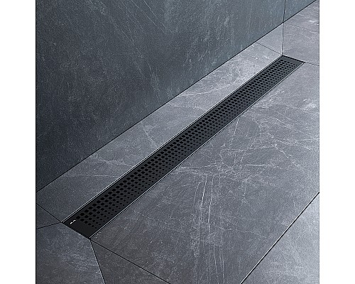 Душевой лоток AM.PM MasterFlow 80 W01SC-P11-080-01BM с Черной матовой решеткой Cut Gradient