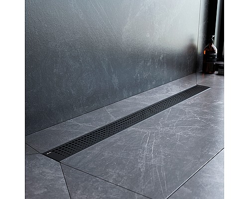 Душевой лоток AM.PM MasterFlow 80 W01SC-P11-080-01BM с Черной матовой решеткой Cut Gradient