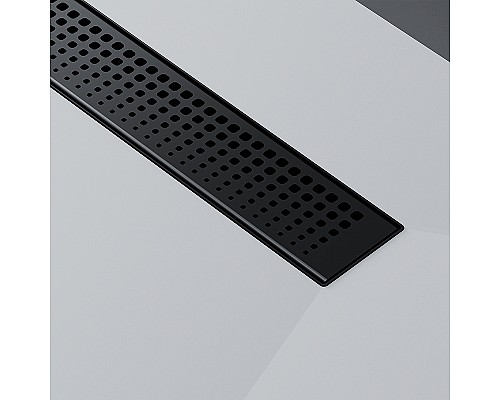 Душевой лоток AM.PM MasterFlow 80 W01SC-P11-080-01BM с Черной матовой решеткой Cut Gradient