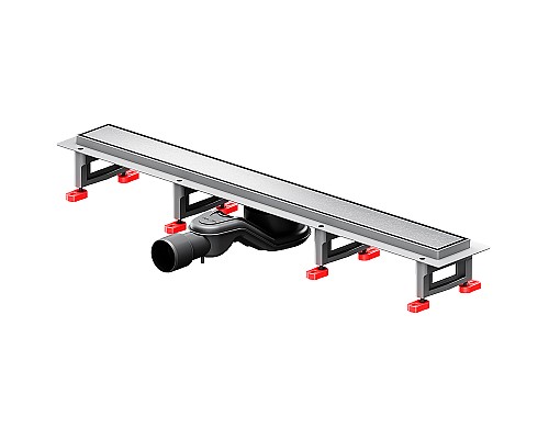 Душевой лоток AM.PM MasterFlow 70 W01SC-U11-070-04SB с решеткой Хром матовый / под плитку Tile