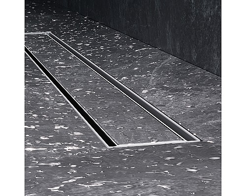 Душевой лоток AM.PM MasterFlow 70 W01SC-U11-070-04SB с решеткой Хром матовый / под плитку Tile