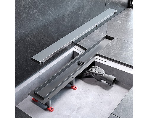 Душевой лоток AM.PM MasterFlow 70 W01SC-U11-070-04SB с решеткой Хром матовый / под плитку Tile