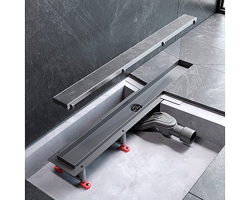 Душевой лоток AM.PM MasterFlow 70 W01SC-U11-070-04SB с решеткой Хром матовый / под плитку Tile