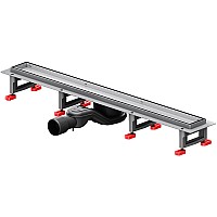 Душевой лоток AM.PM MasterFlow 70 W01SC-U11-070-04SB с решеткой Хром матовый / под плитку Tile