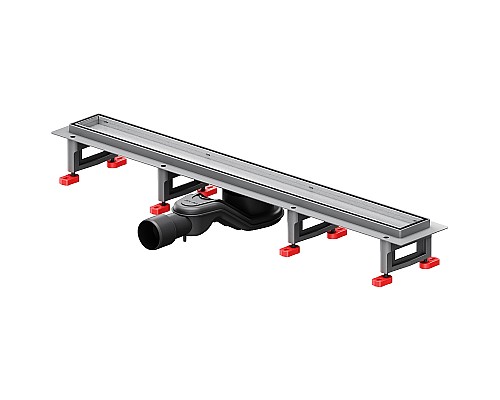 Душевой лоток AM.PM MasterFlow 70 W01SC-U11-070-04SB с решеткой Хром матовый / под плитку Tile