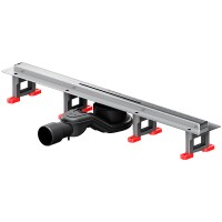 Душевой лоток AM.PM MasterFlow 60 W01SC-S11-060-05SB с решеткой Хром матовый Slim line