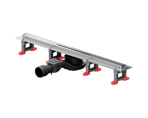 Душевой лоток AM.PM MasterFlow 60 W01SC-S11-060-05SB с решеткой Хром матовый Slim line