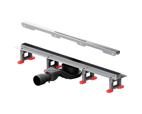 Душевой лоток AM.PM MasterFlow 60 W01SC-S11-060-05SB с решеткой Хром матовый Slim line