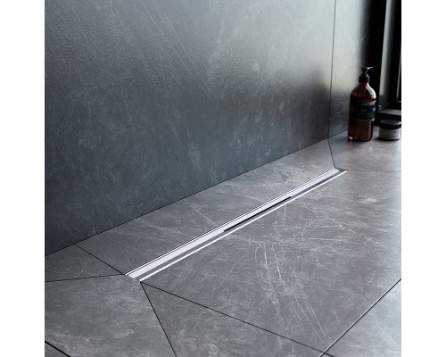 Душевой лоток AM.PM MasterFlow 60 W01SC-S11-060-05SB с решеткой Хром матовый Slim line