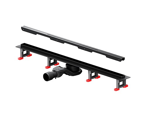 Душевой лоток AM.PM MasterFlow 80 W01SC-S11-080-05BM с Черной матовой решеткой Slim line