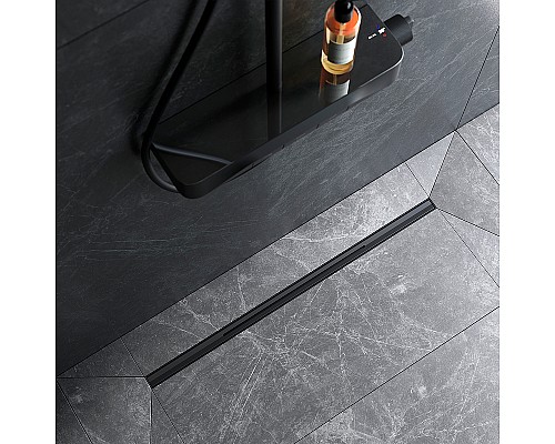 Душевой лоток AM.PM MasterFlow 80 W01SC-S11-080-05BM с Черной матовой решеткой Slim line