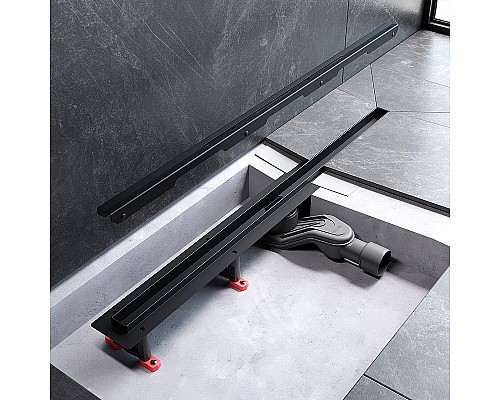 Душевой лоток AM.PM MasterFlow 80 W01SC-S11-080-05BM с Черной матовой решеткой Slim line