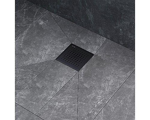 Душевой трап AM.PM MasterFlow 10 W01BD-P11-010-01BM с Черной матовой решеткой Cut Gradient