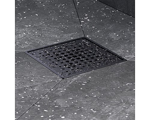 Душевой трап AM.PM MasterFlow 10 W01BD-P11-010-01BM с Черной матовой решеткой Cut Gradient