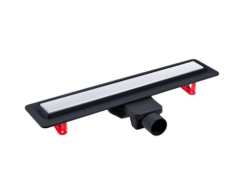 Душевой лоток Berges Optim Line 800 090508 с решеткой Хром глянцевый / под плитку