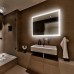 Зеркало Abber See 120 с подсветкой с сенсорным выключателем и диммером