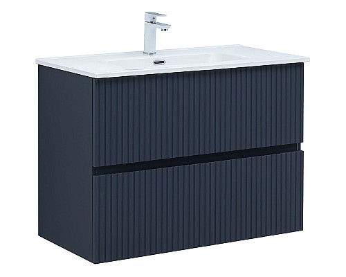 Тумба под раковину Aquanet Джейн 90 313303 подвесная Маренго