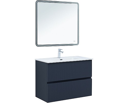 Тумба под раковину Aquanet Джейн 90 313303 подвесная Маренго