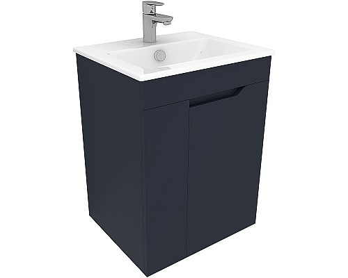 Тумба под раковину Aquanet Практика 50 330452 подвесная Маренго