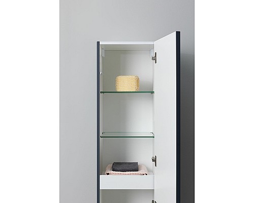 Шкаф пенал Aquanet Арт 35 313268 подвесной Маренго