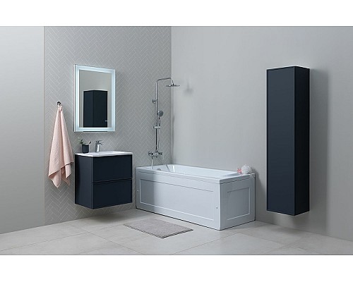 Шкаф пенал Aquanet Арт 35 313268 подвесной Маренго