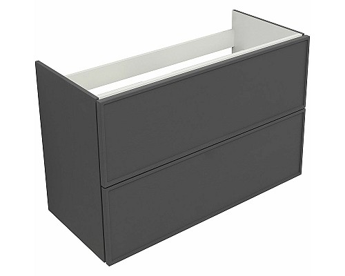 Тумба под раковину Aquanet Арт 100 329614 подвесная Ясень графит