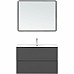 Тумба под раковину Aquanet Арт 100 329614 подвесная Ясень графит