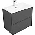 Тумба под раковину Aquanet Арт 75 329064 подвесная Ясень графит