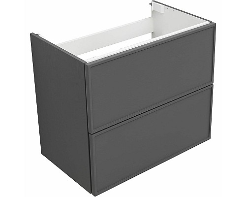 Тумба под раковину Aquanet Арт 75 329064 подвесная Ясень графит