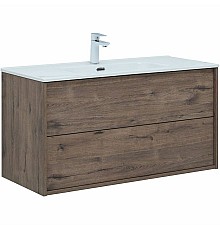 Тумба под раковину Aquanet Lino 100 Flat 287545 подвесная Дуб веллингтон