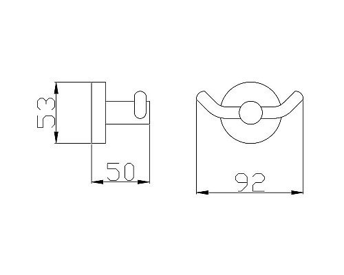 Двойной крючок Rav Slezak Colorado COA0102ZK Золотистый крацованный