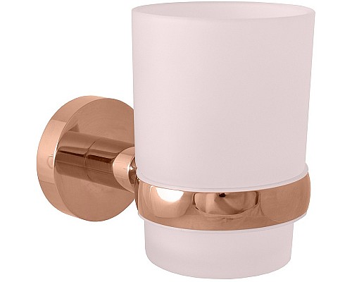 Стакан для зубных щеток Rav Slezak Colorado COA0201ZRL Розовый золотистый глянцевый