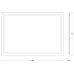 Зеркало Evoform Ledline 70x100 с подсветкой 29.5 W - без выключателя