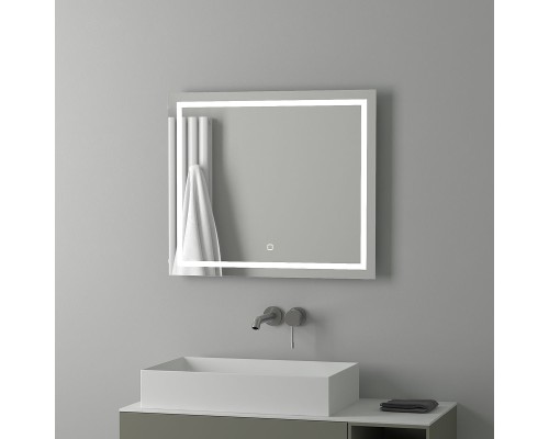 Зеркало Evoform Ledline 60x70 с подсветкой 22 W - сенсорный выключатель